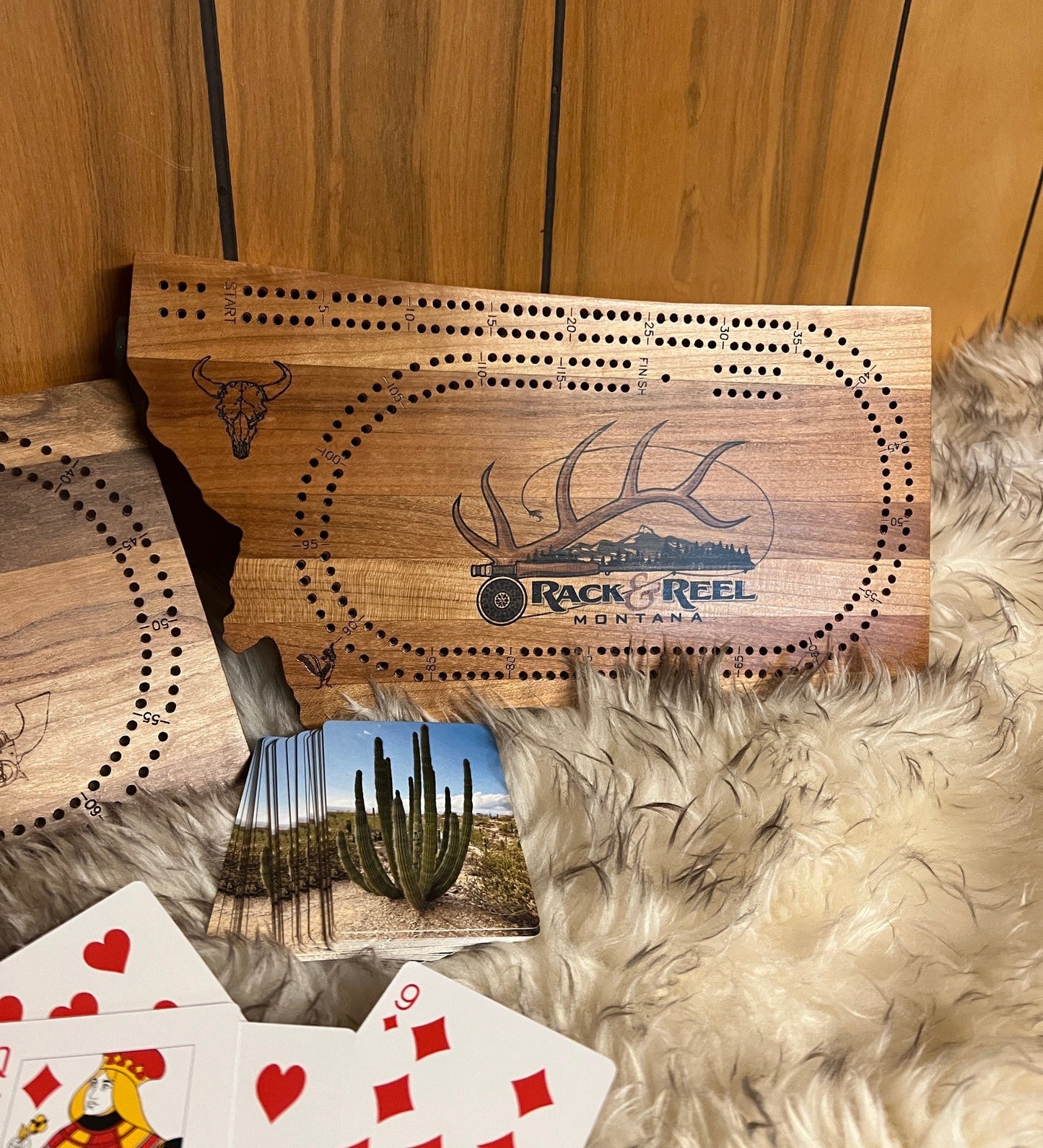 Montana Outlaw Cribbage Board