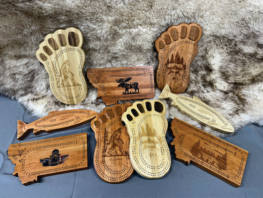 Montana Outlaw Cribbage Board